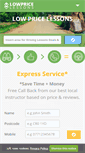 Mobile Screenshot of lowpricelessons.com
